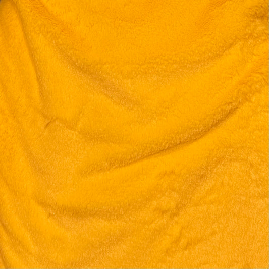 Plush fabric gold
