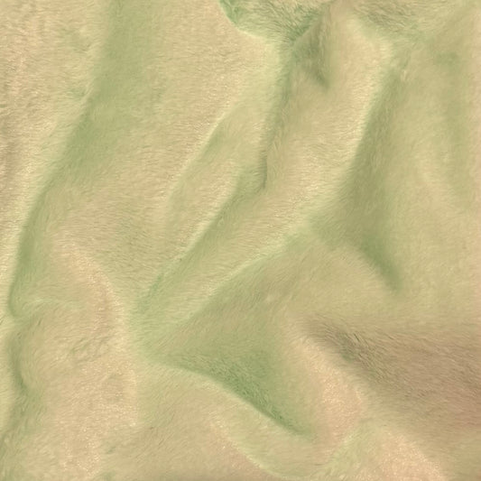 Plush fabric mint